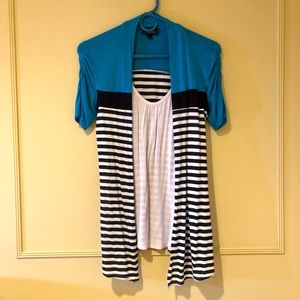 Layered Top with Belt